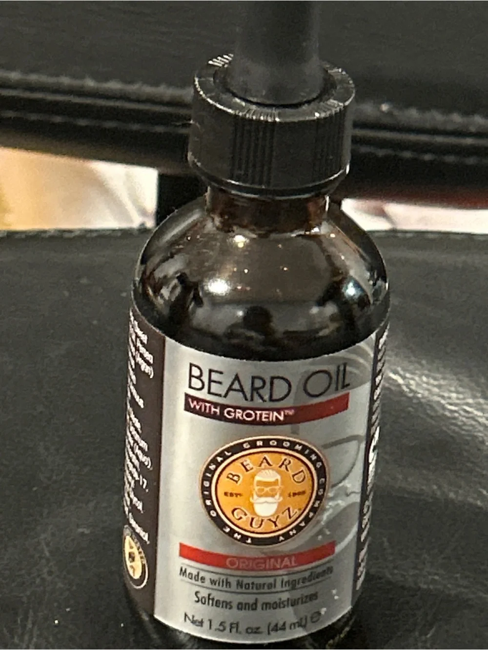 Original Beard Oil - Natural Softening Grooming Oil (Brown/Black)